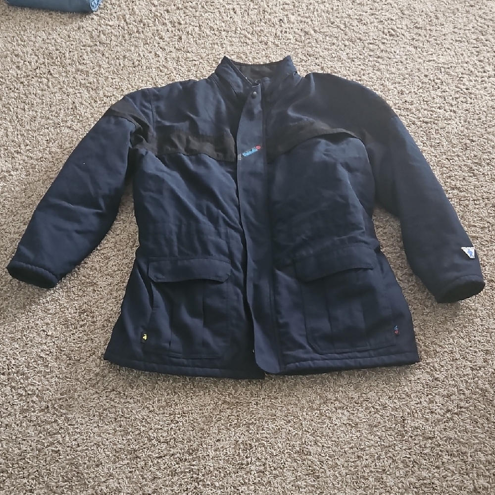 Men's Dark Blue Insulated Work Jacket